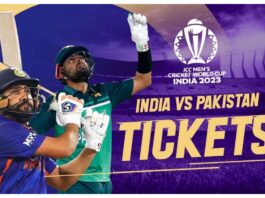 IND vs PAK World Cup Tickets