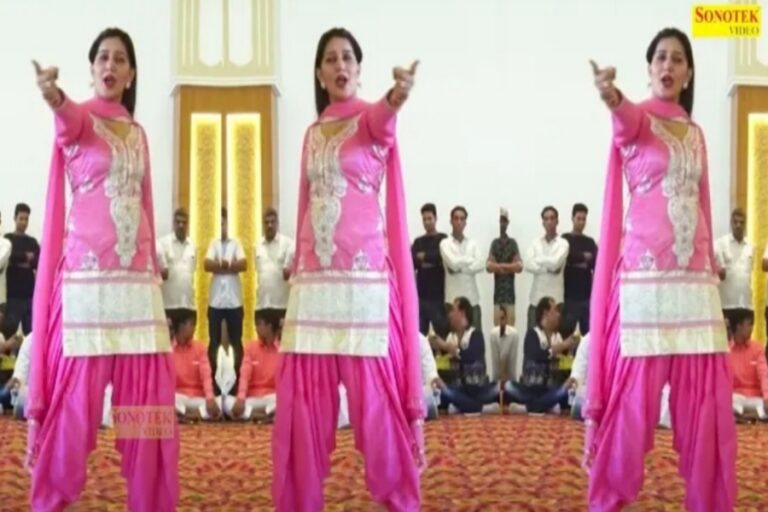 Dance Video : डांसिंग क्वीन Sapna Chaudhary ने किया गुलाबी सूट में मस्त पटोला डांस, अदा देख सब फिदा