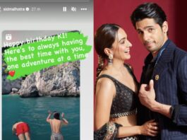 Sidharth Malhotra Wishes Kiara Advani on her Birthday