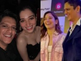Tamannaah Bhatia Poses With Vijay Varma