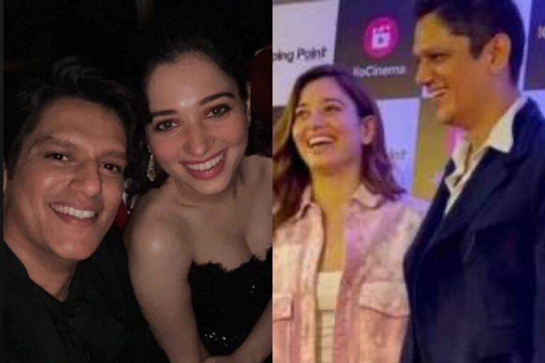 Tamannaah Bhatia Poses With Vijay Varma