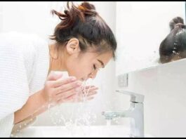 Washing Face Twice A Day