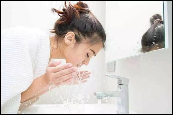 Washing Face Twice A Day