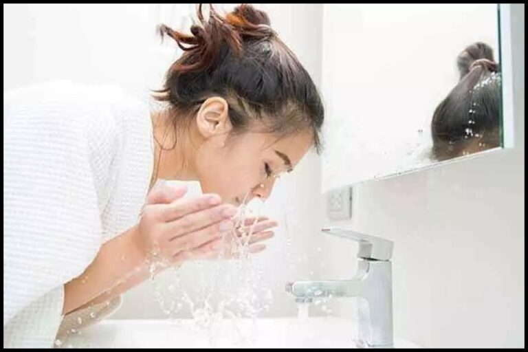 Washing Face Twice A Day