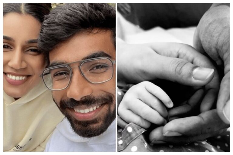 Jasprit Bumrah and Sanjana Ganeshan blessed with a baby boy