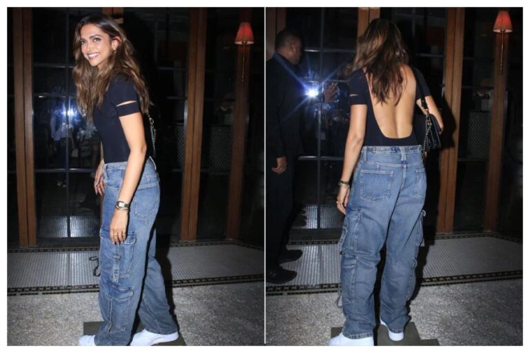 मुंबई में डिनर के लिए निकलते समय Deepika Padukone नजर आई बैकलेस टॉप में