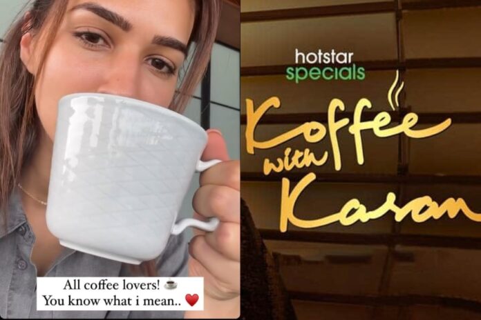 Kriti Sanon in Koffee With Karan