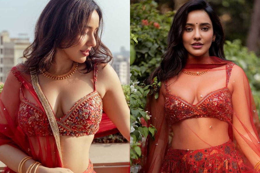 Neha Sharma Saree Look Neha Sharma Saree Look