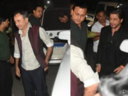 Rajkumar Hirani & Shahrukh Khan in Party