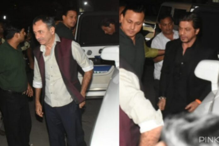 Rajkumar Hirani & Shahrukh Khan in Party