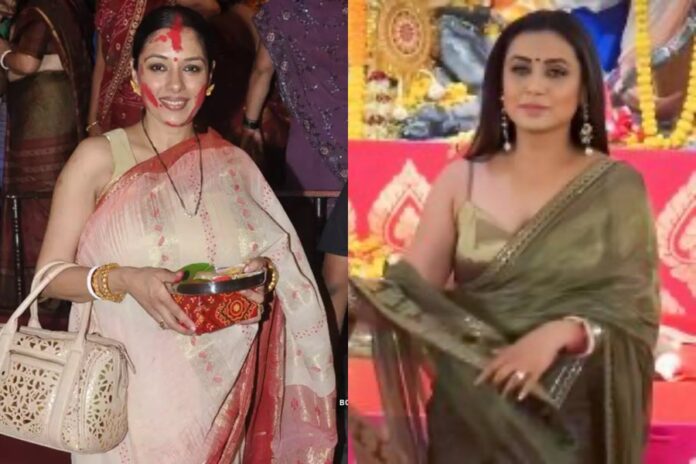 Rani & Rupali In Durga Pooja