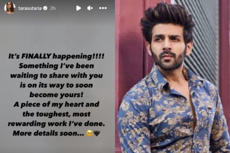 Tara Sutaria Shares Cryptic Note