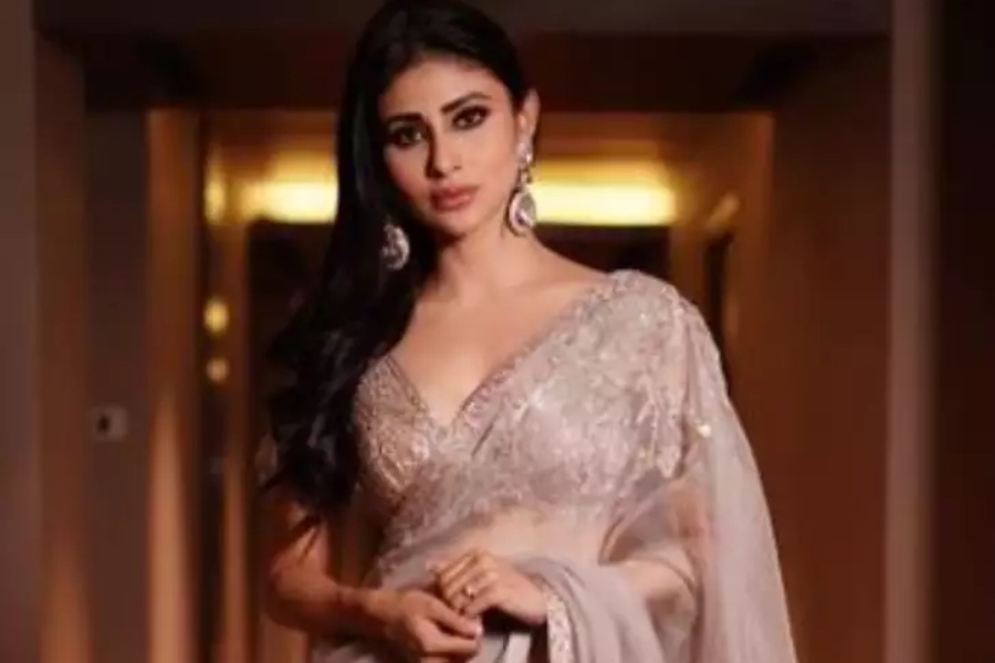 Mouni Roy In White Saree