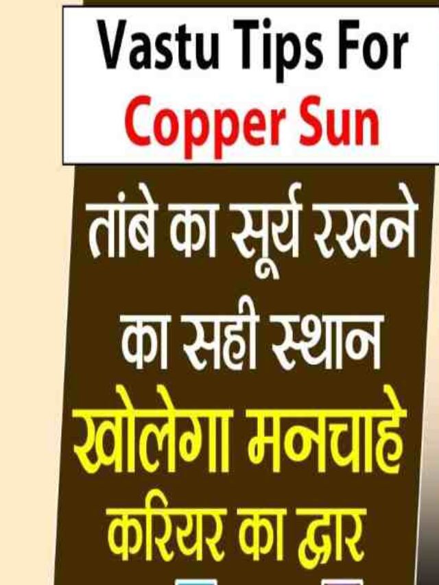 Vastu Tips For Copper Sun Benefits