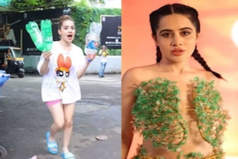 Urfi Javed New Dress: उर्फी जावेद ने सड़क से उठाई 5 बोतलें, वेस्ट से बना ली ड्रेस
