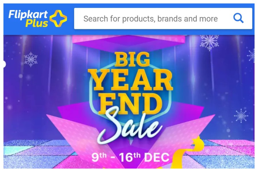 Flipkart Big Year End Sale