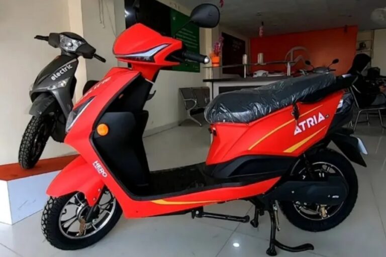 Hero Electric Atria जबरदस्त रेंज के साथ बेहतरीन लुक में पेश, जानें कीमत की डिटेल्स