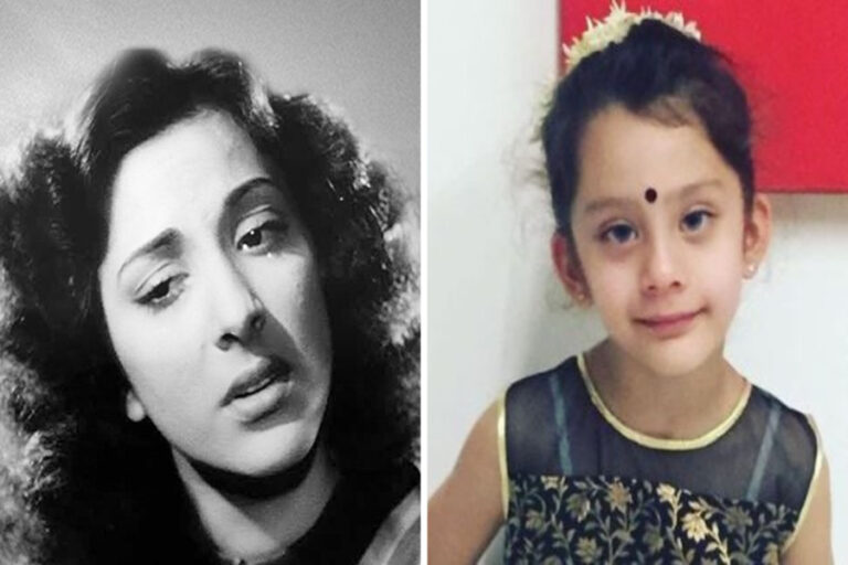 Iqra Dutt looks like Nargis: अपनी दादी की कार्बन कॉपी है ये बच्ची, दादी थी टॉप की एक्ट्रेस