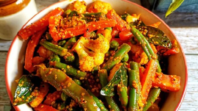Mix Veg Pickle Recipe Mix Veg Pickle Recipe