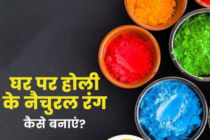 Homemade Holi Colours