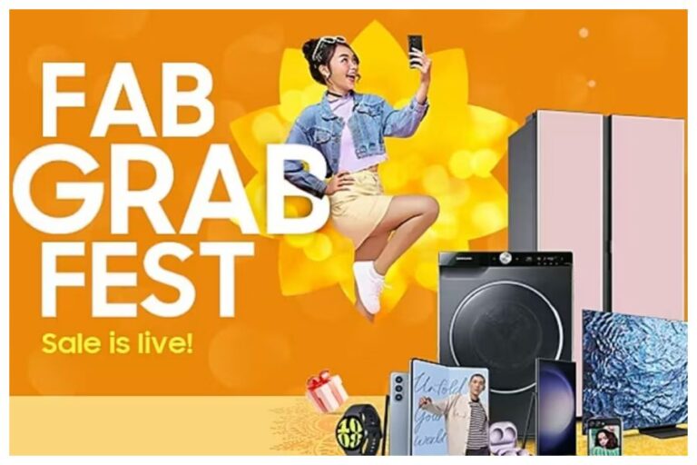 Samsung Fab Grab Fest: सस्ते में स्मार्टफोन, वॉशिंग मशीन, टीवी खरीदने पर जबरदस्त डील्स, 64% से 77% तक की छूट का मौका