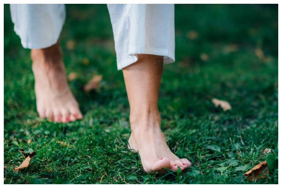 Walking On Grass