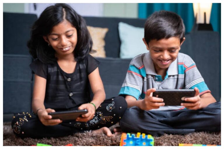 Child Using Mobile