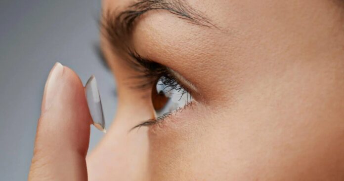 Dangers of wearing lenses