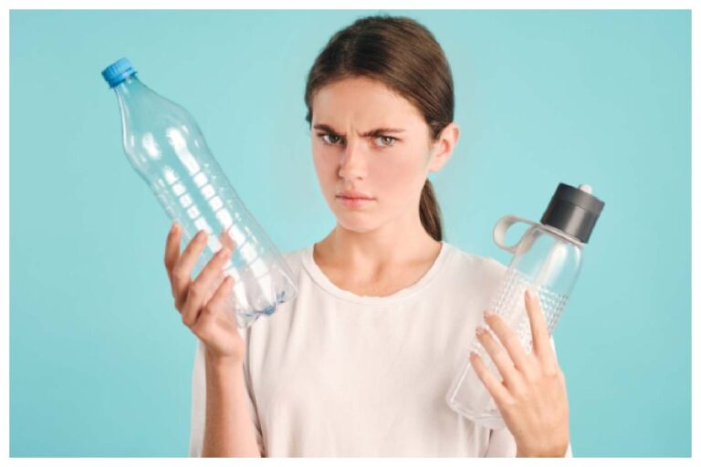 Drinking Water In Plastic Bottle