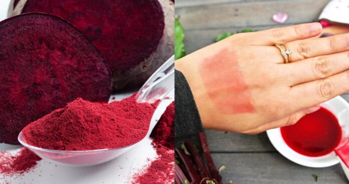 How to use beetroot as blush