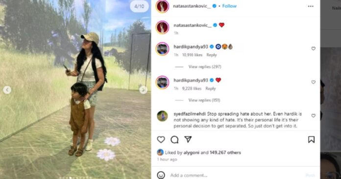 Natasa Hardik Pandaya Divorce