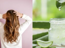 Remove dandruff with Aloe Vera