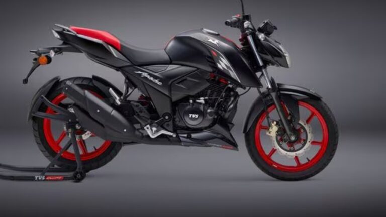 लाल रंग के अलॉय व्हील के साथ धूम मचाने आ गई नई TVS Apache RTR 160, देखें तस्वीरें