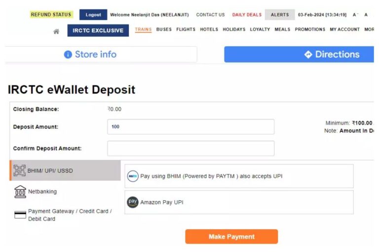 Tatkal Booking Confirm
