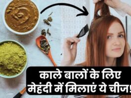 Mehendi For White Hair