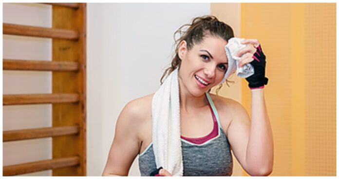 pimple and workout