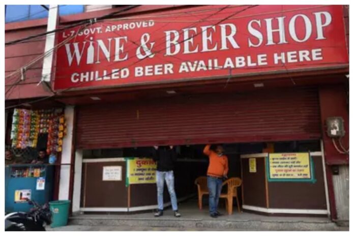 Delhi-NCR Wine Shop Closed