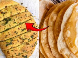 Garlic Bread Using Chapati