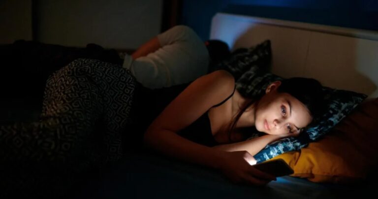 Using Phone At Night
