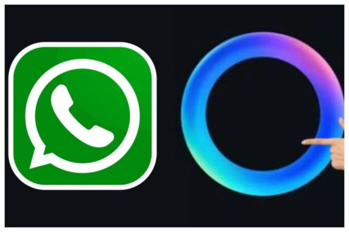 WhatsApp Blue Ring