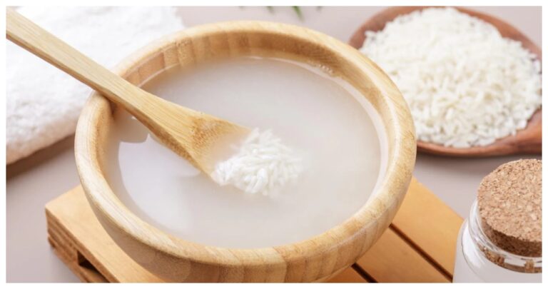 benefits of rice water