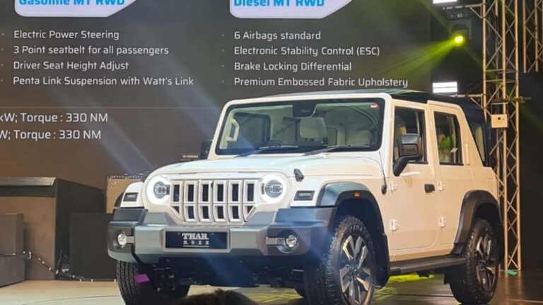 3 अक्टूबर से शुरू होगी Mahindra Thar Roxx की बुकिंग, उससे पहले यहां जान लें पूरी डिटेल