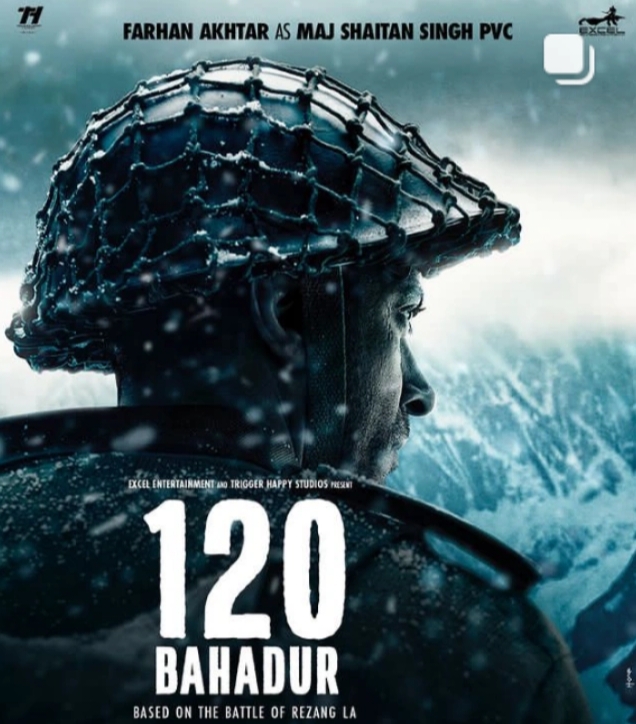 120 bahadur fim poster Farhan Akhtar announce New Action Film 120-bahadu