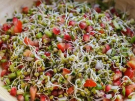Sprouts Salad Health Tips,moong salad, perfect for health