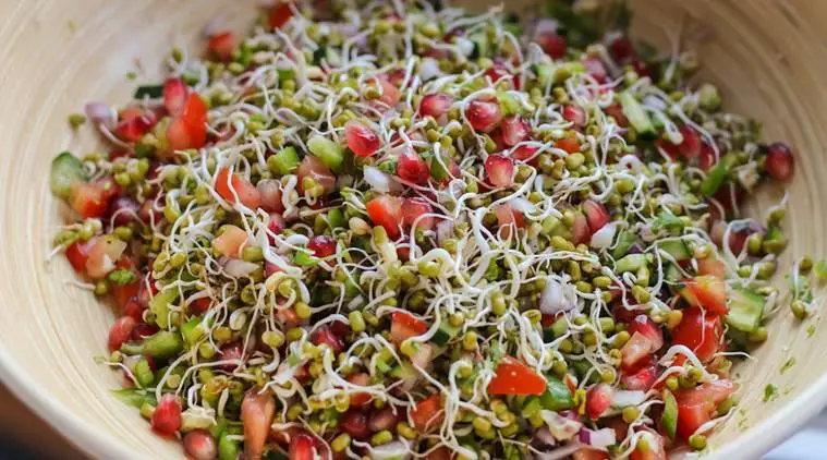 Sprouts Salad Health Tips,moong salad, perfect for health