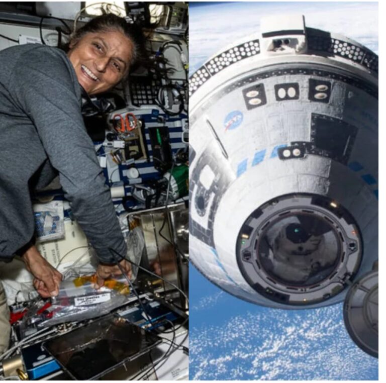 सुनीता-विलियम्स-अंतरराष्ट्रीय-अंतरिक्ष-स्टेशन-पर और कार्गो कैप्सूल