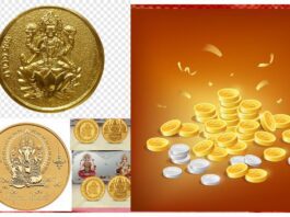 Dhanteras Gold Silver Coin Shopping