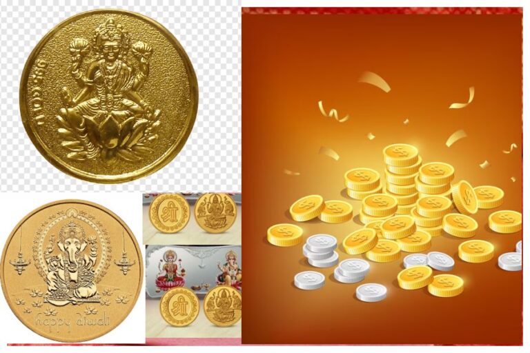 Dhanteras Gold Silver Coin Shopping