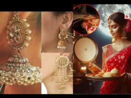 Earrings For Karwa Chauth