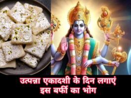 Utpanna Ekadashi Special Recipe